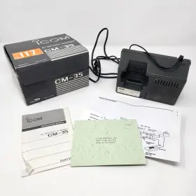 Cm-35 Icom 909723800606 Ac Battery Charger 117 With Manual And Box Japan Vintage 117v #12