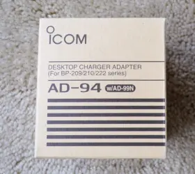 Ad-99n Icom Ad-94 With Desktop Charger Adapters B2
