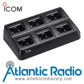 Bc238 Icom 6-unit Rapid Gang Charger Base For M37 Marine Radio