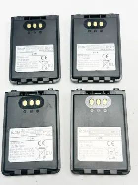 Id-51a Icom Bp271 Lot Of 4 Oem Li-ion Battery 7.4v 1150mah For Id-31a And