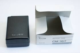 Icom Cm-167 Genuine 10 Aa Alkaline Battery Case New In Box For Ic-a22 Ic-a3