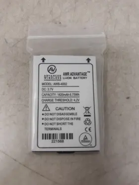 Awr-221568 Ion 221568 Spare Li-ion 1820mah Battery 3.7v For Awr Advantage Series Radios
