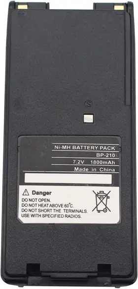 5582663652 Karier 7.2v 1800mah Bp-210n Ni-mh Battery For Icom Ic-a6 Ic-v8 Ic-f3gt Ic-f21 Ic-f30gt