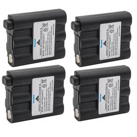 Kastar Mh-4b-batt5rx-a 4-pack Two Way Radio Battery Replacement For Midland Batt-5rx Batt5rx