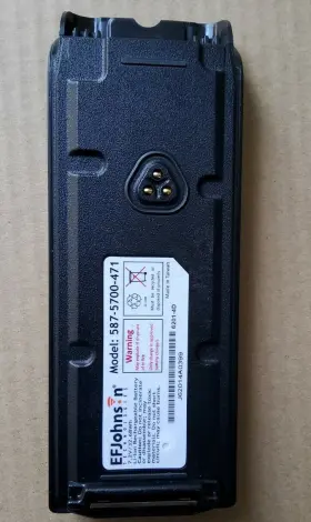 587-5700-471 Kenwood Ef Johnson Li-ion Rechargeable Battery Vp Series