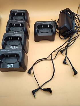 Kenwood Kcs-30 Ksc-50cr Rapid Chager With Ac Supply Lot Of 5 For Kx-p500