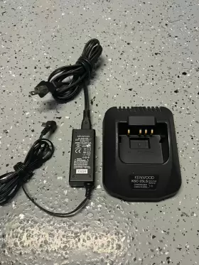 Ksc-25ls Kenwood Oem Rapid Charger For Batteries Knb55l Knb57l Knb40l