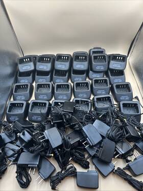 Kenwood Ksc-35c Lot Of 30 Oem Ksc-35s Rapid Charger With Power Cord