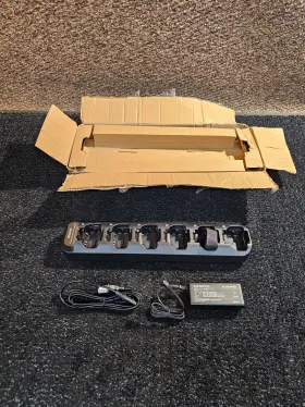 Pkt-300 Kenwood Ksc-50 Ksc-506 Six-unit Rapid Charger Black For Knb-81l Series