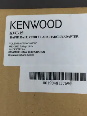 Ksc-16 Kenwood Kvc-15 Vehicular Charger Adapter For 18 20 24 25 And 32