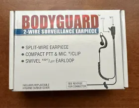 Bodyguard-h2 Klein Electronics 854807007669 2-wire Earpiece Bodyguard For Hytera Pd6 Series And X1e