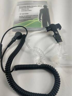 Klein Electronics Prsma-at1 Impact 3.5l Listen Only Earpiece For Shoulder Speaker Remote Microphone
