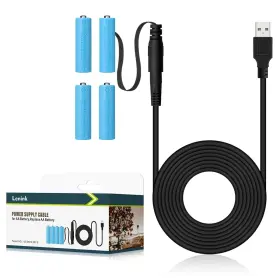 B09ytvtz1v Lenink Power Supply Cable For Aa Battery Eliminates Need Batteries