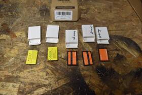 Luiton & Elxjar Kb-5c Lot Of 5 Batteries 2x And 3x Model Bl22 All 3.7v Free Ship