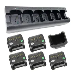 Maximalpower 878254003746 Rc Mini600-rbpod-mini-k2435 2-way Radio 6 Way Tri Chemistry Charger For Kenwo