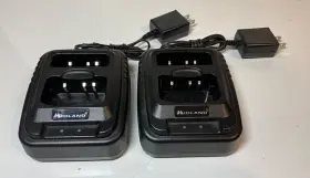 Bdc200 Midland Desktop Charger Model Lot Of Two - Free Shipping