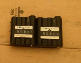 Midland Sosa1 And Sosa4 Rechargeable Battery Pack Pair For Radio