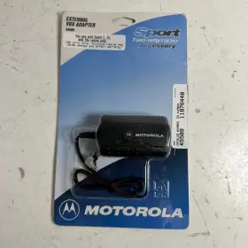 45589 Motorola Black Wired External Vox Adapter For Sport 10x Two-way Radio