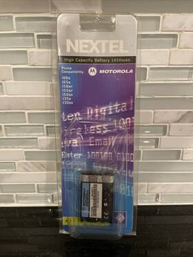 Motorola 639381046552 Oem Nntn4655a Li-ion High Capacity Battery Nos In Original Nextel Pack