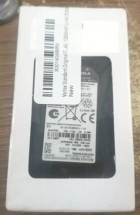Motorola Aaj67x501 Fnb-v133li-uni 1380 Mah Li-ion Standard Battery