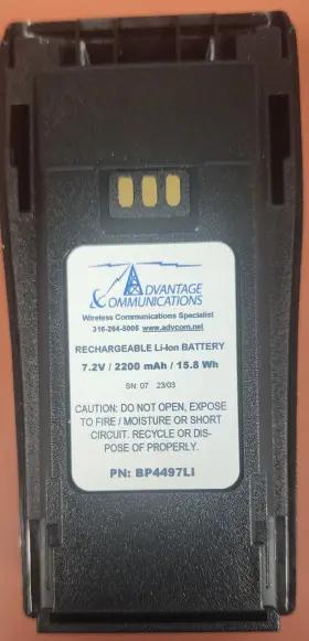 Bp4497li-07 Motorola Bp4497 Li-07 New Battery For Cp200 2200 Mah 7.2 V 15.8 Wh