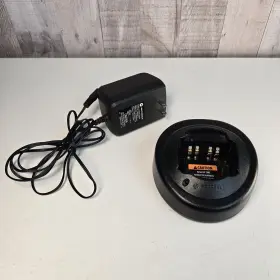 Htn9000d Motorola Genuine 4-pin Rapid Single Charger Radio