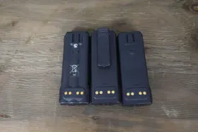 Nntn4438b Motorola Impres Two-way Radio Batteries Lot Of 3 Black Ntn8295a Oem