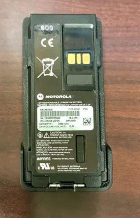 Nntn8560b Motorola Oem Li-ion 7.2v Battery 2500mah Pre-owned Unused On Charger
