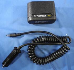 Motorola Ntn5793a Porta Pocket Battery Charger With Car Dc Plug Free Ship
