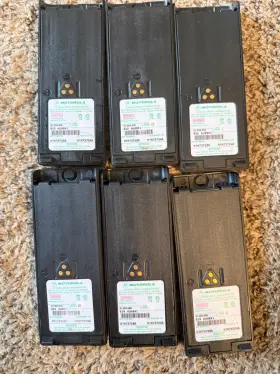 Ntn7372br Motorola 6 Lot Oem 7.2v Nickel-metal Hydride Batteries Parts Or Repair
