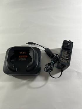 Motorola Ntn9178a Impres 2 Single Unit Charger Base Walkie Talkie Radio Black