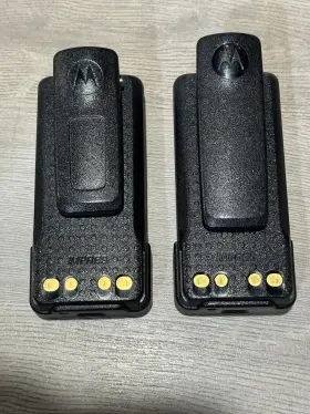 Pmnn4409br Motorola Lot Of 2 5 7.4v Rechargeable Lithium Ion Battery 2250mah
