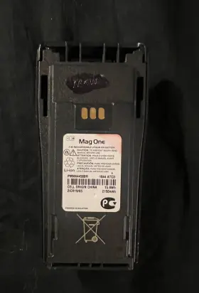 Pmnn4458ar Motorola Cp200 Mag One 7.4v Lithium Ion Battery 2150 Mah And Clip - Pmnn4458