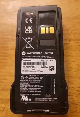 Pmnn4489c Motorola Pmnn4489 New Impres Atex Battery For Xir P8668i Gp328d Gp338 P6600i