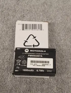 Pmnn4497 Motorola 1800mah 3.7v Li-ion Battery