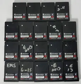 Rln5707a Motorola Oem Minitor V 5 Batteries Lot Of 19