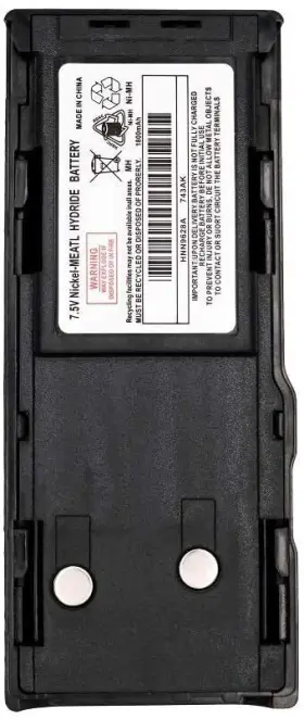 Hnn9628a Nozza 783296932483 Gp300 Hnn9626 Hnn9628b 7.5v 1800mah Ni-mh Two-way Radio Battery Rep