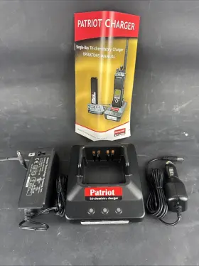 Hgm3000-char Patriot Single-bay Trichemistry Battery Charger Hgm3000char New Unused