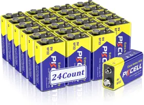 24-counts Pkcell 9v-6f22 9v 6f22 Batteries High-power Long Battery Life 9 Volt