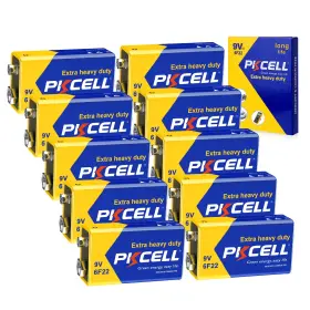 C6f229v10pc Pkcell 9v Batteries 10 Pack 9 Volt Count Of 1