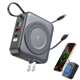 Poaqcif B0fcmh5f8v 10000mah Magnetic Wireless Power Bank 22.5w Fast Charging Built-in
