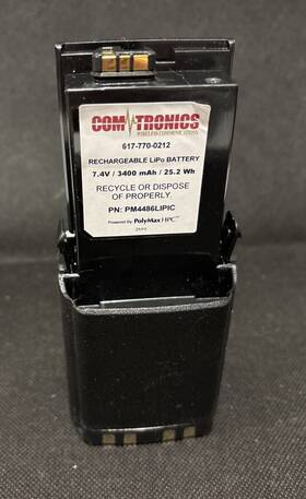 Power Pm4486 Lipo 3400 Mah Pm4486lipoc Battery For Motorola Apx Radios Polymax Hpc