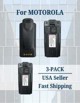 3xbmt6305l-2000-e Promaxpower 3x Replacement Batteries For Motorola Radios Rln6305 Cp110 2000mah Li-ion