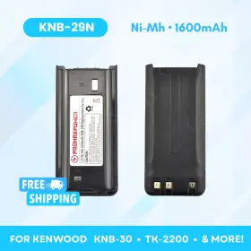 Bkw0029n-1600 Promaxpower Knb29n Knb30a Battery Replacement For Kenwood Radios Tk-2200 Tk3200 1600mah Ni