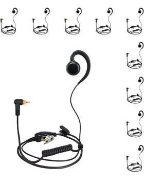 Promaxpower Sdl-10-ax 10-pack 1-wire C-shape Swivel Earpiece Headset Motorola Sl300 Sl7550e Sl1k