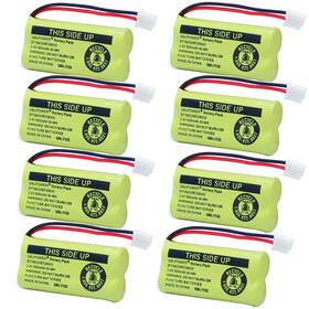 Qblpower B07g4xpp8b Bt18433/bt28433 2.4v 500mah Ni-mh Rechargeable Phone Battery 8-pack