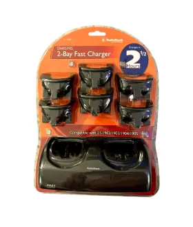 1905 Radioshack 040293168162 2-bay Fast Charger Gmrs/frs 2-way Radios 21-1902/1903/1904/1905