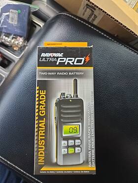 Rayovac Ray8299li New Ultra Pro Two Way Radio Battery 7.5v Free Shipping