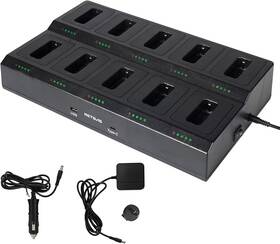 Retevis 818230622264 Rt22 10-way Walkie Talkie Charger Ten Way Multi Unit