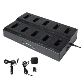 C9059n Retevis Rtc22 Multi-chargers 10way Multi Unit Rapid Gang Charger For Rt22 Rt22s